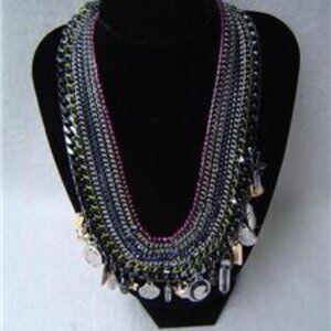 NEW AUTHENTIC COACH MULTI CHARM TRIBAL CHOKER/NECKLACE #90632